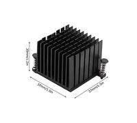 Kit de dissipateur Thermique, dissipateur Thermique en Aluminium pour Petit dissipateur Thermique de Refroidissement de Carte améliore la Dissipation Thermique pour Les routeurs CPU,