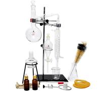 Kit De Distillation De Laboratoire, Appareil De Distillation De 500 Ml, Alambic À Faire Soi-même, Fabrication Dhuiles Essentielles, Pour Lextraction Dhuiles Essentielles, Expériences De Chimie