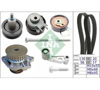 Kit de distribution + pompe à eau 530 0089 31 INA pour VW SEAT SKODA AUDI