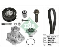 Kit de distribution + pompe à eau 530 0377 31 INA pour AUDI VW
