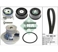 Kit de distribution + pompe à eau 530 0441 31 INA pour OPEL SAAB
