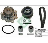 Kit de distribution + pompe à eau 530 0445 32 INA pour SKODA VW SEAT AUDI