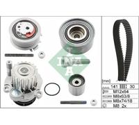 Kit de distribution + pompe à eau 530 0463 30 INA pour AUDI SEAT VW SKODA