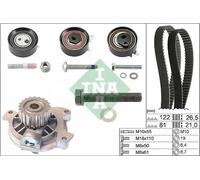 Kit de distribution + pompe à eau 530 0483 30 INA pour VW TRANSPORTER T4 Fourgon