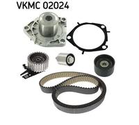 Kit de distribution + pompe à eau Matière plastique VKMC 02024 SKF