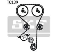 Kit de distribution + pompe à eau Matière plastique VKMC 05150-1 SKF pour OPEL