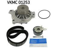 Kit de distribution + pompe à eau Tôle d'acier VKMC 01253 SKF pour VW