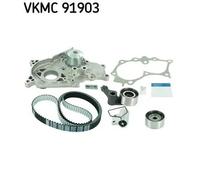 SKF Pompe à eau + kit de distribution VKMC 91903