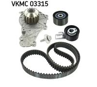 Kit de distribution + pompe à eau VKMC 03315 SKF pour PEUGEOT CITROËN FIAT FORD