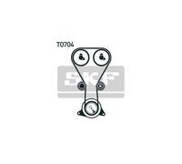 SKF Kit de courroie de distribution VKMA 94626 denture arrondie pour Ford Ranger et Mazda BT-50