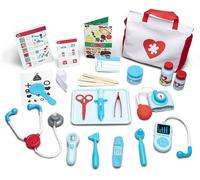 Melissa & Doug Set de docteur pour enfants, Jouets éducatifs pour fille ou garçon 3 ans+, Trousse de médecin pour enfants, Set de docteur pour cadeaux fille 3 ans, Jeux de rôle docteur âge 3 4 5