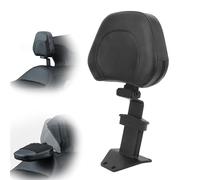 Kit De Dossier Siège Conducteur Avant Moto en Cuir Noir Réglable Enfichable pour Goldwing GL1800 2018 2019 2020 2021