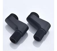 Kit de douche à baignoire à pied à griffe en laiton G1 / 2 mâle à G3 / 4 Femelle Baignette Fauce Adaptateur en laiton robinet de salle de bain réglable ACCESSOIRES RABETS RAPPORTS ARRMES, NOIR