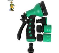 Kit de douche de jardin multifonctionnel Pistolet de jardin Douchette Adaptateur 7 fonctions