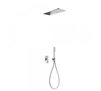Kit de douche encastré LOFT avec fermeture et régulation du débit - TRES 20018005