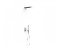 Kit de douche encastré Rapid-Box WHITEMAT (blanc mat) - TRES 20228005BM
