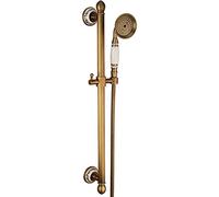 Kit de douche réglable en laiton avec tuyau flexible de 1,5 m Support coulissant mural Colonne de douche complète pour une expérience de douche ultime Mise à niveau de la salle de bain