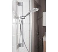 Kit de douche sans robinetterie avec douchette 3 jets + flexible + barre réglable Hansgrohe Croma Select S Vario
