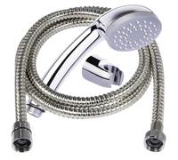 Kit de douche - Simplex - Chrome - Support inclus - Flexible inclus - Couleur gris