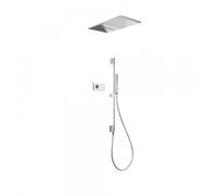 Kit de douche thermostatique électronique et encastré SHOWER TECHNOLOGY avec contrôle électronique compris (blanc) - TRES 092863