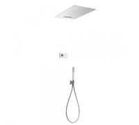 Kit de douche thermostatique électronique et encastré SHOWER TECHNOLOGY avec contrôle électronique compris (blanc) - TRES 092863