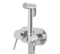 Kit de douchette à main pour toilettes bidet, peu encombrant, en acier inoxydable, avec robinet mélangeur, support mural réglable, pommeau de douche pour bébé