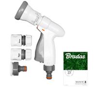 Kit de douchette de jardin SUPER SPRAY, gris/blanc