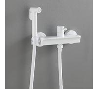 Kit de douchette pour Bidet, Blanc, Eau Chaude et Froide, Montage Mural, mitigeur, poignée Unique, Multifonction, pour Salle de Bain, Bidet