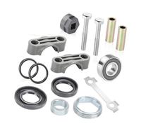 Kit de douille de colonne de direction, boulon, roulement, joint d'étanchéité, porte-écrou et outil de démontage compatible avec Banshee, Big Bear, Warrior, Raptor 350, YFZ450 et YFB.