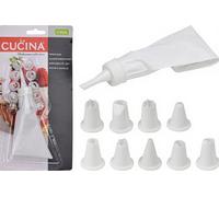 Kit de douilles de décoration pâtisserie - lot de 10 - pour gâteaux, biscuits et crème