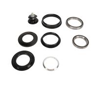 Kit de douilles de fourche avant pour vélo, jeu de jeu de direction pour VTT avec roulements doubles étanches, entretoises de jeu de direction en alliage d’aluminium usinées CNC et