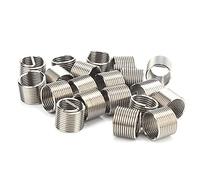 Kit de douilles de réparation de bagues à vis en acier inoxydable, 20 pièces, gaine filetée M14x1,5x1,5D pour la restauration de trous de filetage endommagés en alliage