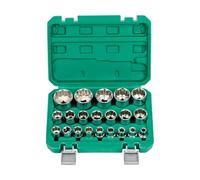 Kit De Douilles Pour La Réparation Automobile | 8-32mm Pour Usage Intensif - Douille Fleur De Prunier Pour Automobile,Pour Techniciens Professionnels Maintenance Industrielle Garage Domestique