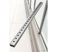 Kit de drainage de canal de terrasse extérieur, tranchée de drainage fine pour une gestion efficace de l'eau du jardin, du seuil et de l'allée