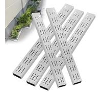 Kit de drainage de canalisation, système en acier inoxydable de 100,1 cm avec couvercle de vidange amovible pour cour, piscine, ferme, terrasse - Grilles de drainage de tranchée avec extrémité/sortie