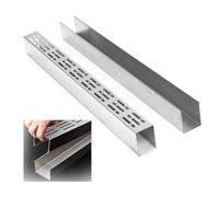 Kit de drainage peu profond en acier inoxydable pour extérieur et terrasse, facile à installer, remplacement pour un usage domestique, idéal pour les garages, les allées, les cours, les hôtels, les