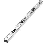 Kit de Drainage tranchée en Acier Inoxydable | Grilles amovibles for canalisations pluviales extérieures, patio, terrasse, salle de bain, jardin,(7x3cm//2.7x1.2in)