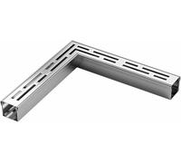 Kit de drains de tranchée en Acier Inoxydable avec crépines linéaires pour gouttières - Solution pour Le Drainage des Jardins, salles de Bains, Cours, allées et balcons