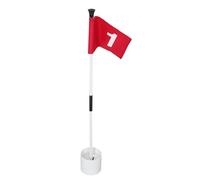 Kit de Drapeau de Golf Numéro, Baton pour Drapeau, Entraînement | Abs, Fibre de Verre et Nylon, Piquet Mat Drapeau Golf, Pratique Court, Facile à Porter