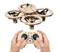 Kit De Drone en Bois Jouet Volant Télécommandé Éducatif À Assembler