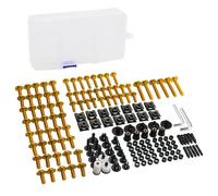 Kit De Écrous Clips Carénage Complet Moto pour Yamaha XTZ1200 XTZ125 XTZ250 XTZ660 XTZ750 XTZ150 Clips Noix(Orange)