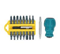 Kit de Embouts de Tournevis 20 Pièces, Mini Outils de Réparation Polyvalents, Portable - Matériau Acier Chrome Vanadium, Manche Antidérapant, Idéal pour Maintenance Électrique