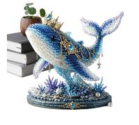 Kit de fabrication d'animaux en perles 3D sur le thème Oceanz, système d'artisanat réaliste, style éducatif à faire soi-même, utilisation créative et amusante, ornement de vacances, activités de