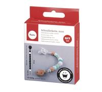 Kit de fabrication d'attache-tétine - RAYHER - Chaînette de sucette - Bleu clair - 15 pièces