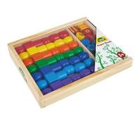 Perles à enfiler Super Beads LENA Enfants Bois multicolore TU