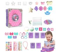 Kit de fabrication de bijoux pour filles, kit de fabrication de bijoux pour , Ensemble de fabrication de bracelets de bijoux avec boîte magique, Kit de fabrication de bijoux magiques, ensemble complet