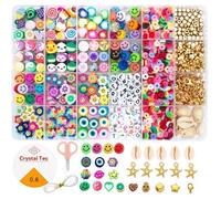 Kit de fabrication de bijoux - TATATOYIA - Argile polymère - 24 cellules - Mixte