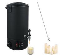 Kit de fabrication de bougies 8 L, fondoir à cire pour la fabrication de bougies, récipient de fusion de cire avec contrôle de la température (30-110 °C), fondoir à cire électrique pour bougies DIY