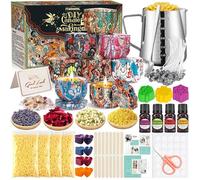 Kit de Fabrication de Bougies à Faire Soi-Même - Pour Adultes, Création Artisanale - 8 Pots