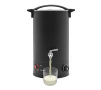 Kit de fabrication de bougies - Fondeur de cire électrique avec robinet et contrôle de la température - Pot de fusion de cire pour un usage commercial ou privé à petite échelle (15 l)